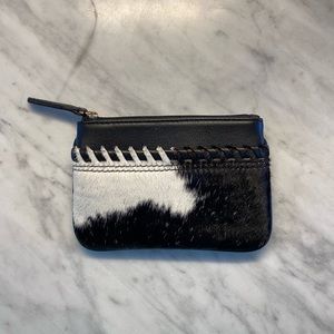 Cowhide coin purse, NWT